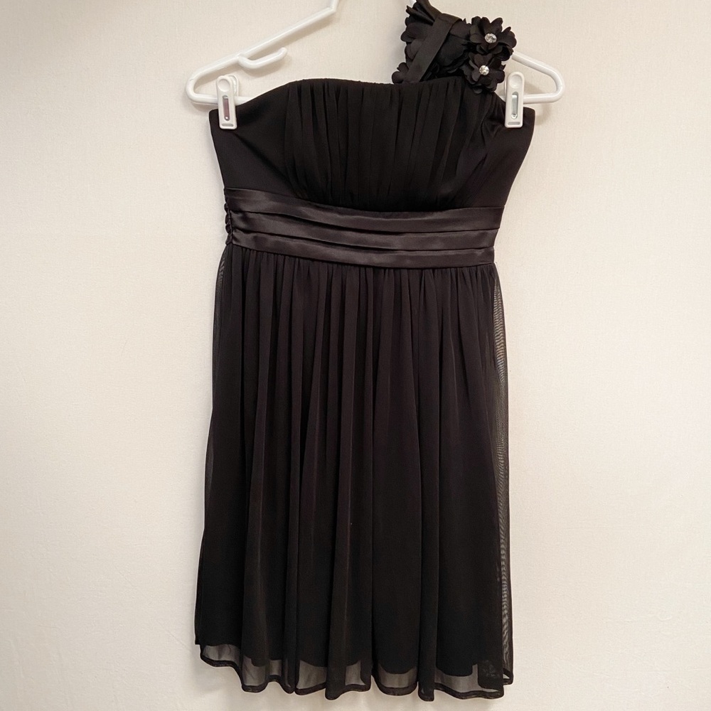 My Michelle Women’s One Shoulder Strap Dress Sz S